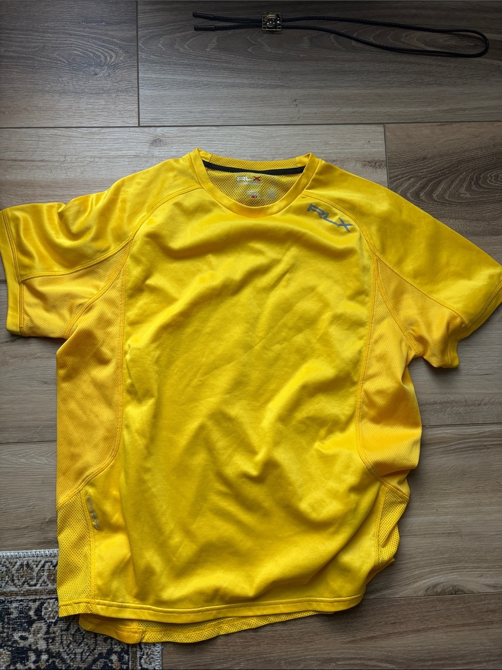 RLX Ralph Lauren Yellow Short Sleeve Performance Tee